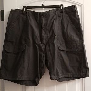 Dark gray cargo shorts
